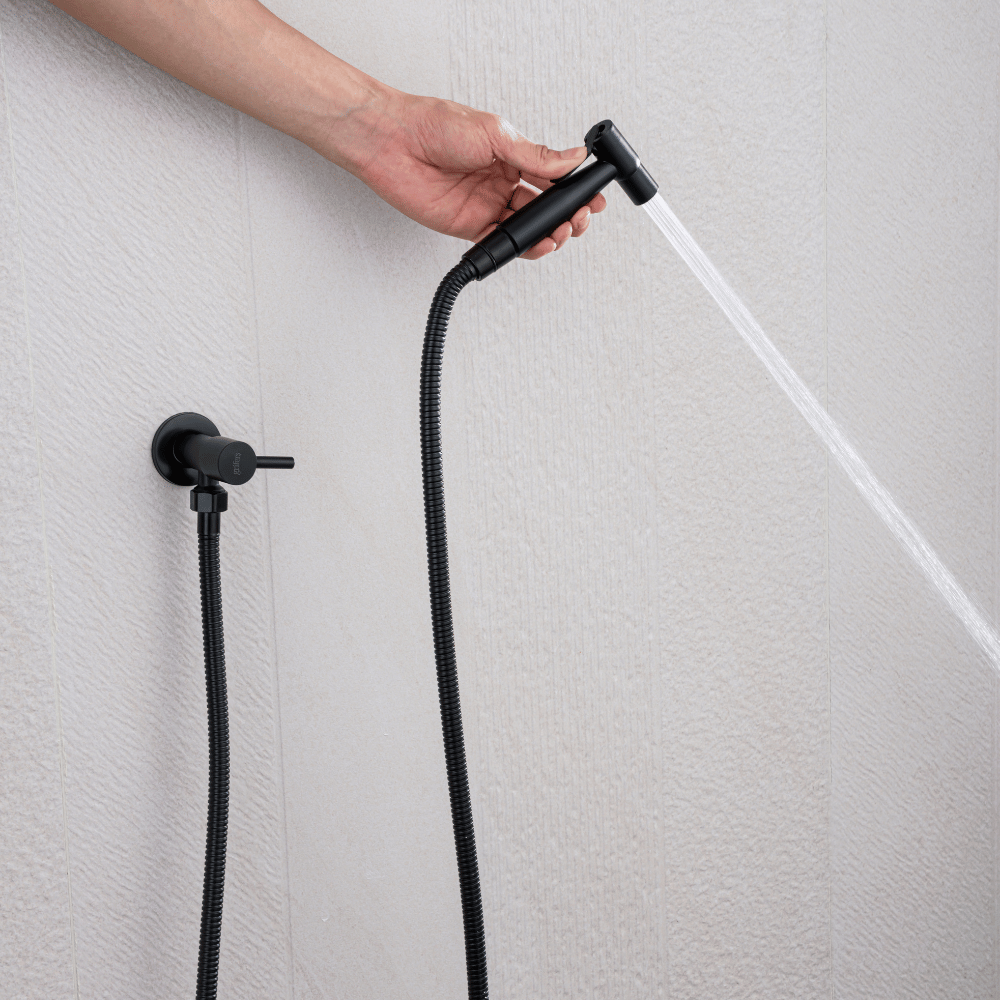 Douche hygiénique Black Toilet Abluo Coal Grife