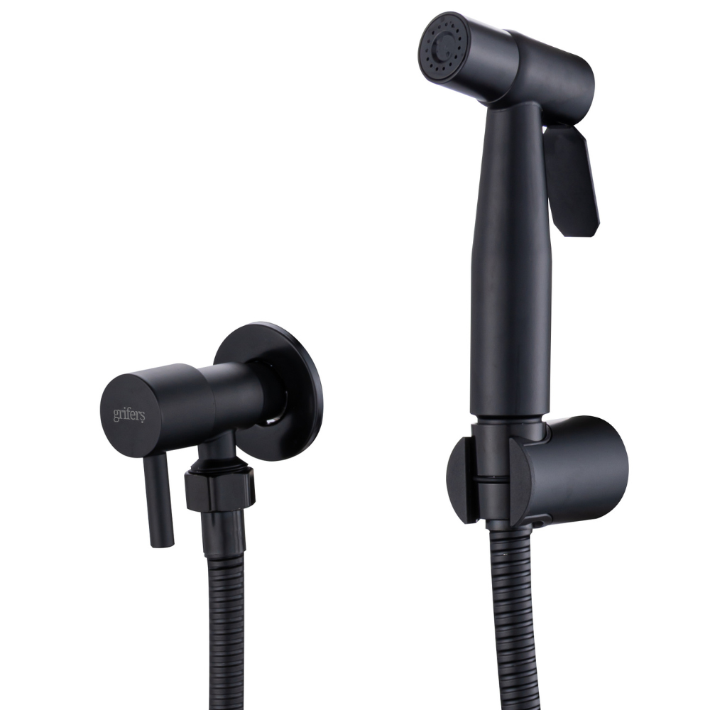 Douche hygiénique Black Toilet Abluo Coal Grife