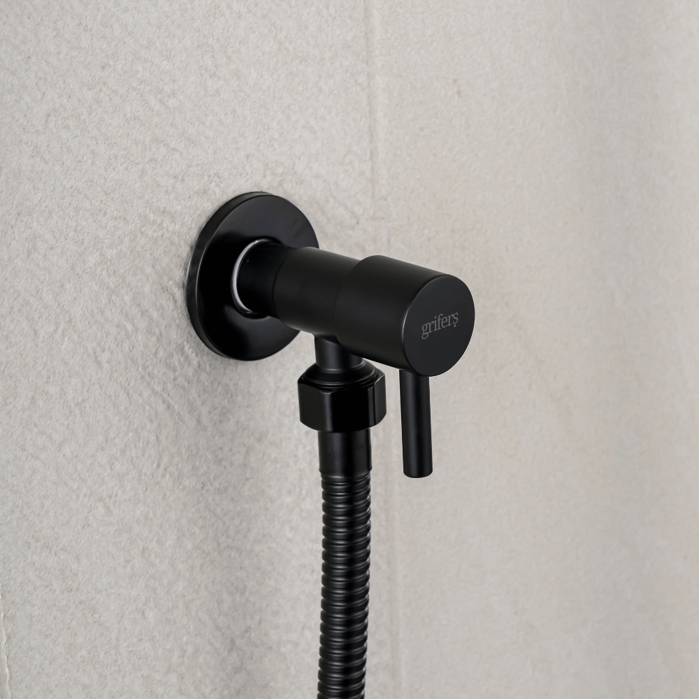Douche hygiénique Black Toilet Abluo Coal Grife