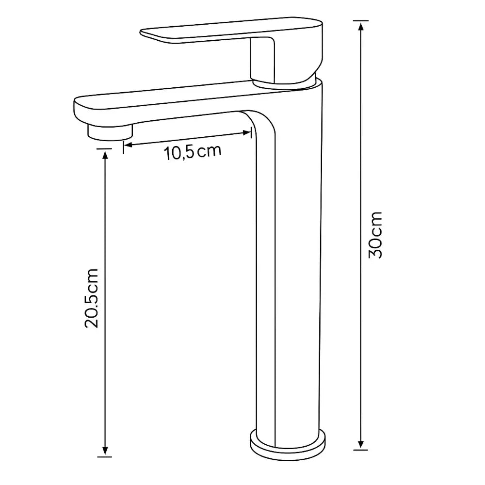 Robinet d'évier à bec haut en or rose – ALTUS ROSEA GRIFERS LINE