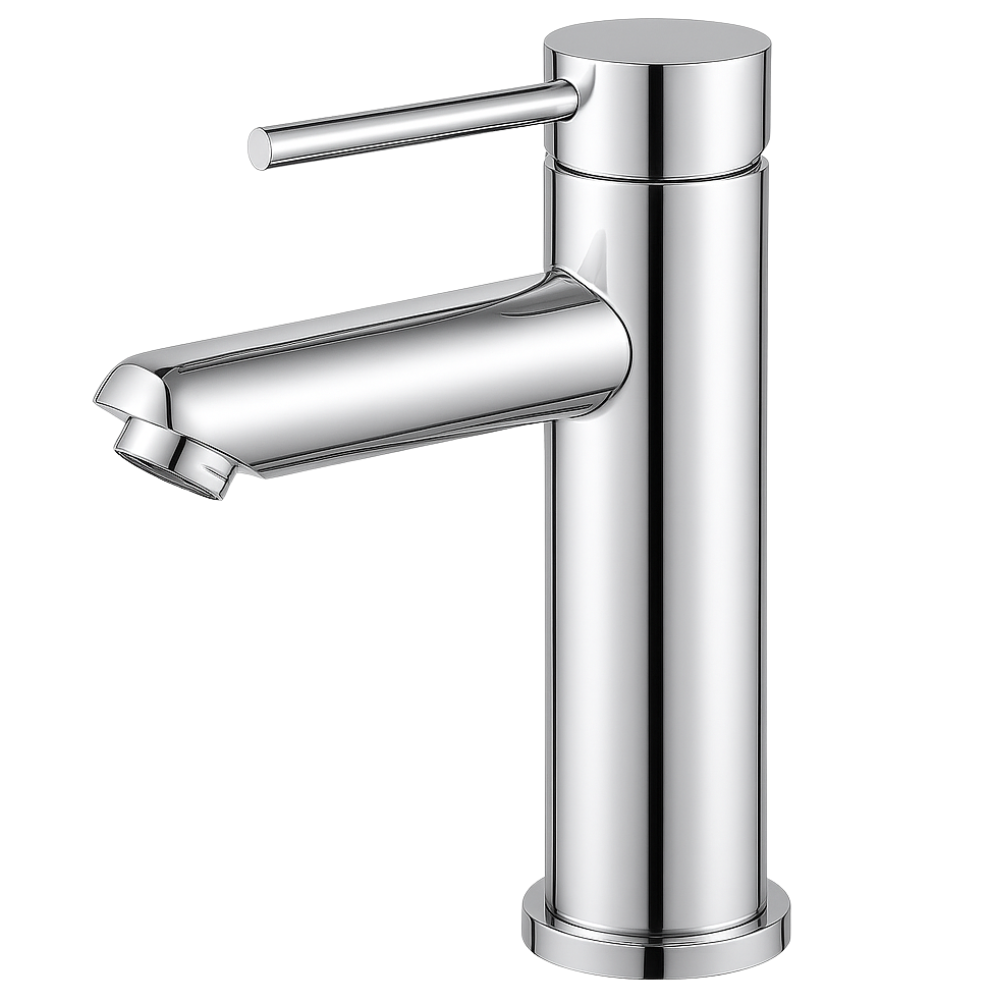 Mitigeur Lavabo Chromé Bec Bas – ROUND BASIS CROME GRIFERS