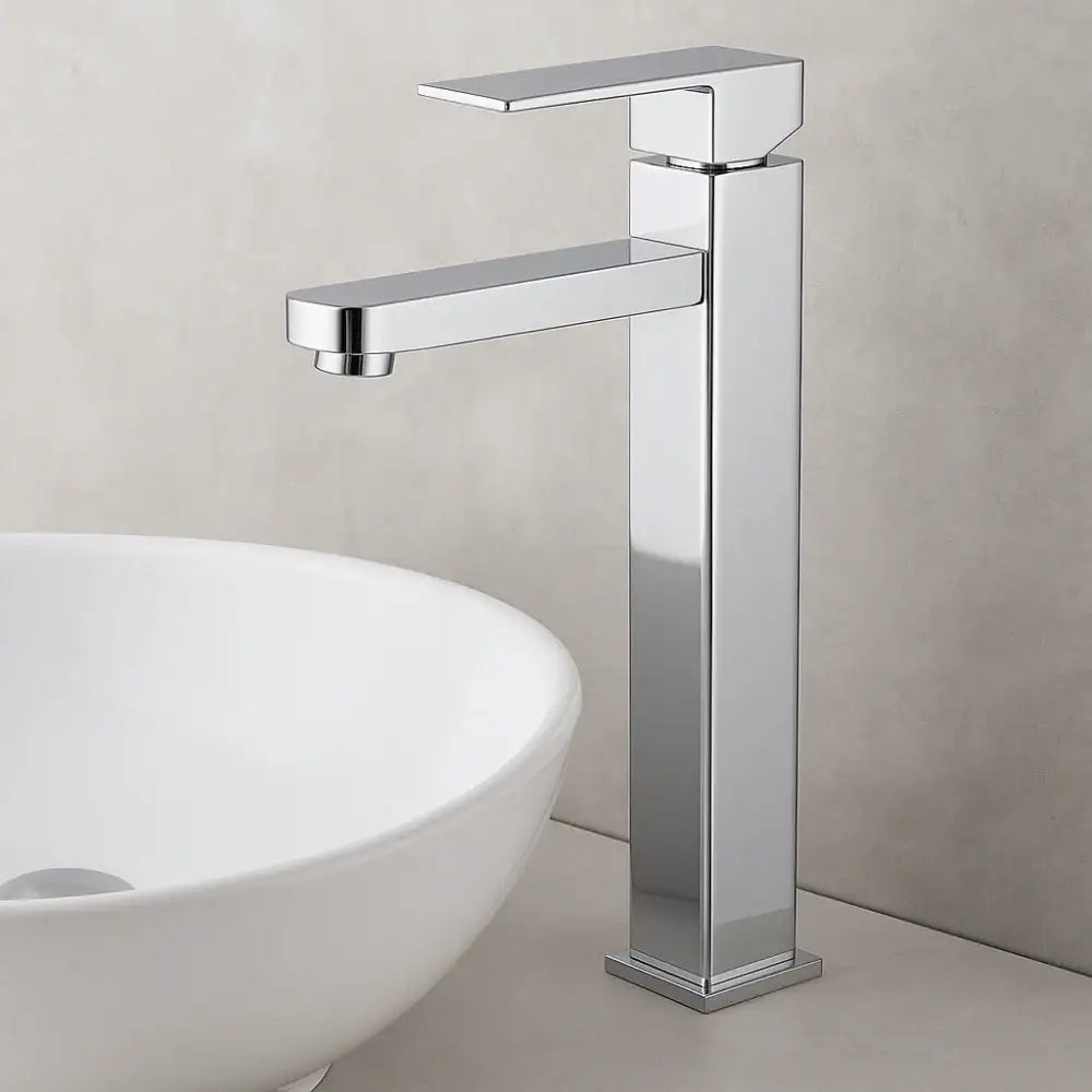 Mitigeur Lavabo Chromé Bec Haut – SQUARE ALTUS CROME GRIFERS