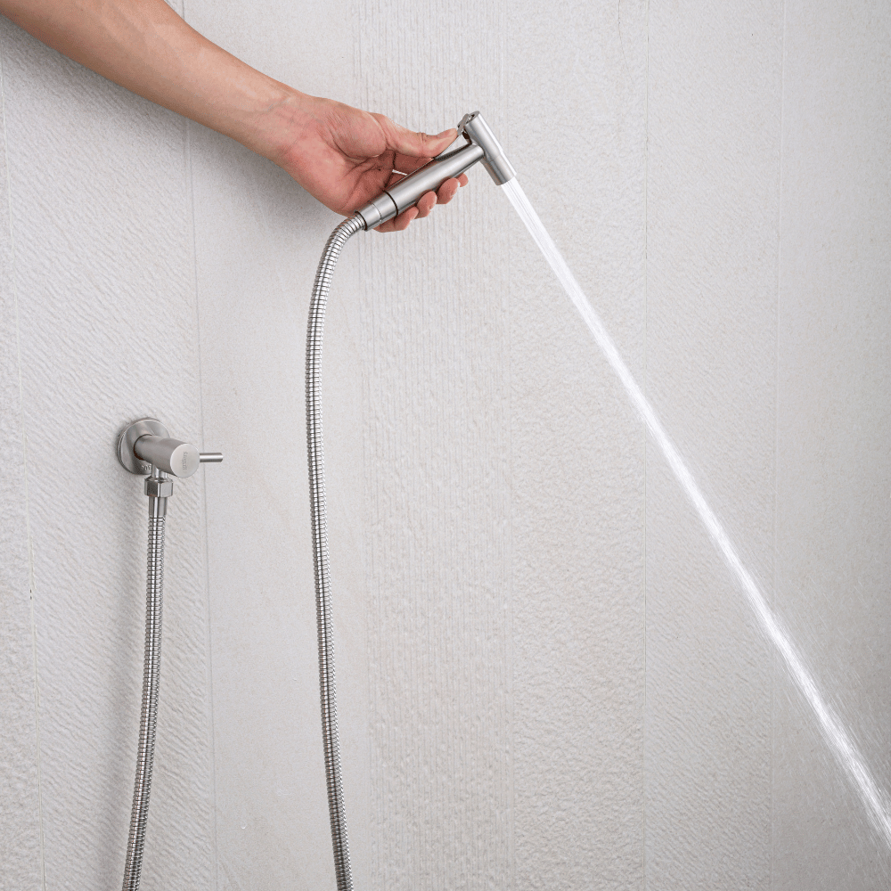 Douche hygiénique brossage en acier Hibera Grifers