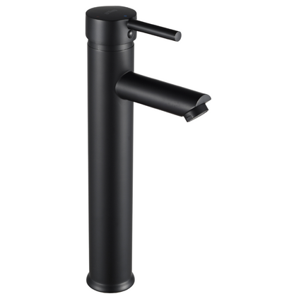 Mitigeur Lavabo Noir Avec Bec Haut Et Ouverture À Froid - ALTADAT COAL GRIFERS
