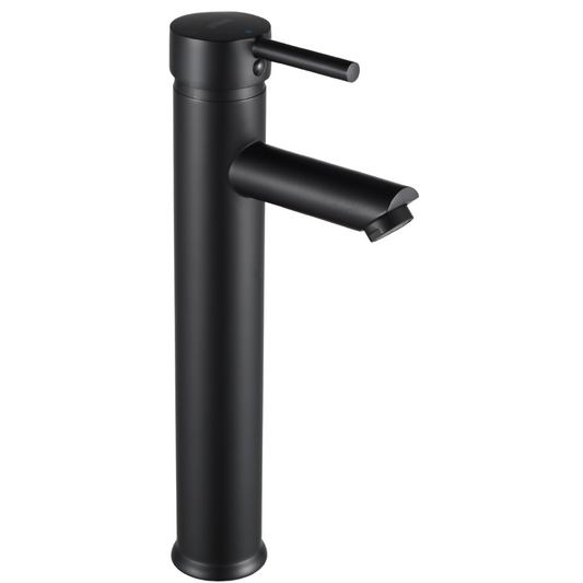 Mitigeur Lavabo Noir Avec Bec Haut Et Ouverture À Froid - ALTADAT COAL GRIFERS