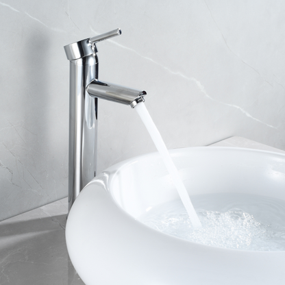 Mitigeur Lavabo Chromé Avec Bec Haut Et Ouverture À Froid - ALTADAT CROME GRIFERS
