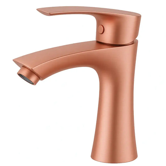 Robinet d'évier à bec bas en or rose – ARCUS BASIS ROSEA GRIFERS