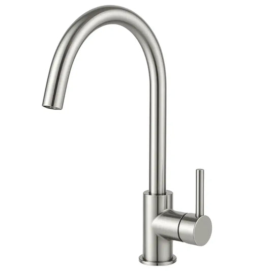 Robinet de cuisine en acier brossé à bec haut – CULINA HIBERA GRIFERS