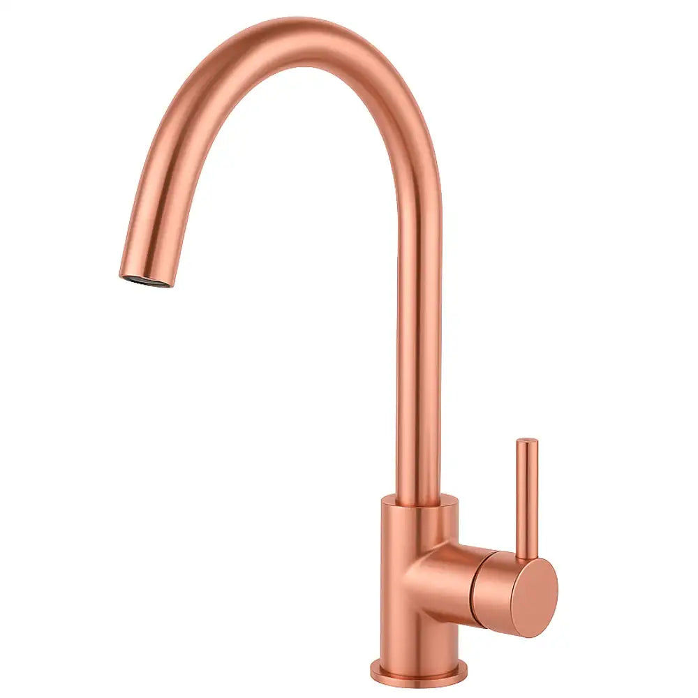 Robinet de cuisine à bec haut en or rose – CULINA ROSEA GRIFERS