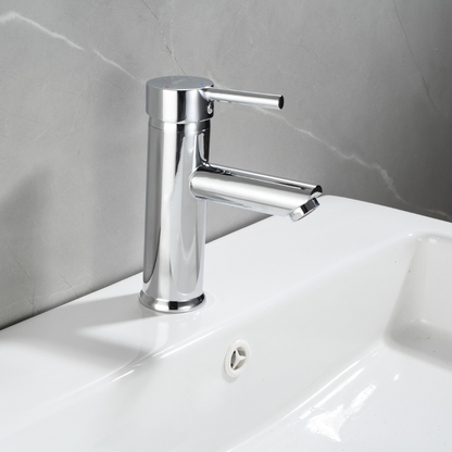 Mitigeur Lavabo Chromé Avec Bec Bas Et Ouverture À Froid - MODICU CROME GRIFERS