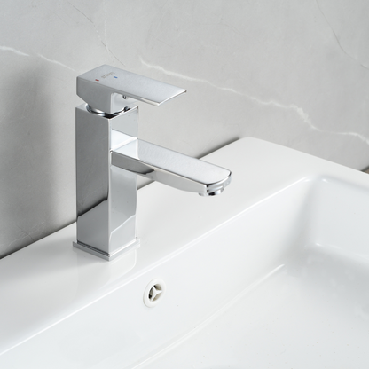 Mitigeur Lavabo Chromé Avec Bec Bas Et Ouverture À Froid - PARVA CROME GRIFERS