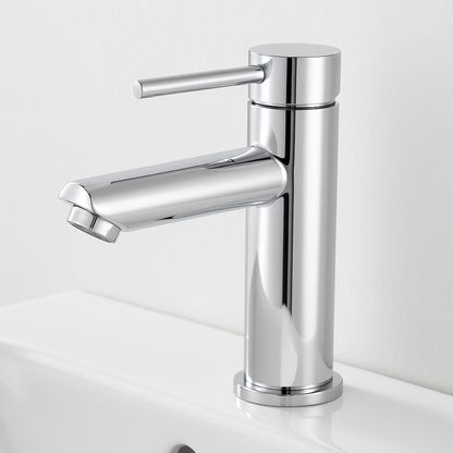 Mitigeur Lavabo Chromé Bec Bas – ROUND BASIS CROME GRIFERS