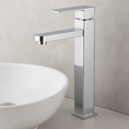 Mitigeur Lavabo Chromé Bec Haut – SQUARE ALTUS CROME GRIFERS
